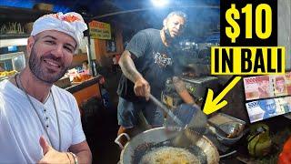 What Can $10 Get You in Bali? (2023)  Indonesian Street Food Challenge