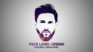 How to make face  logo - photoshop cc tutorial