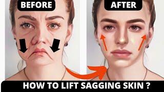  ANTI-AGING FACE LIFTING EXERCISES FOR SAGGING SKIN, SAGGY CHEEKS, JOWLS, LAUGH LINES, FOREHEAD