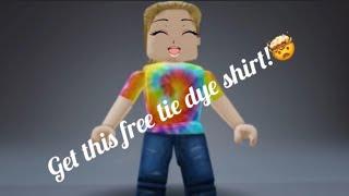 Get this free tie dye shirt