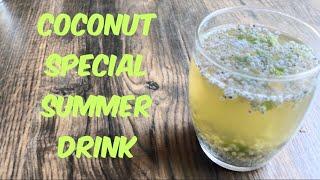 Summer special tender coconut drink with all natural ingredients||RADHIKA'S KITCHEN.