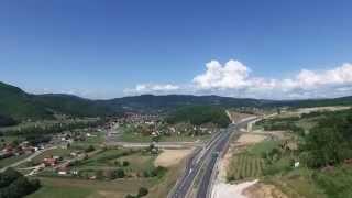 Auto put Gojakovac, Lepenica, Rakovica from a drone