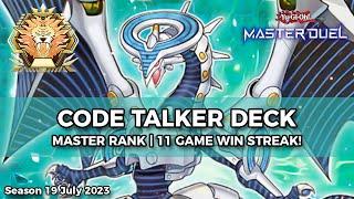 80% Win Rate! Code Talker Deck (Diamond-Master) Season 19 - Yu-Gi-Oh! Master Duel