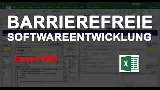 Excel VBA: Barrierefreiheit der Entwicklungsumgebung  - Farben