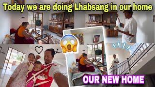 TODAY WE ARE DOING LHAB-SANG IN OUR NEW HOME / EVERYTHING GOES WELL / PEMA’S CHANNEL