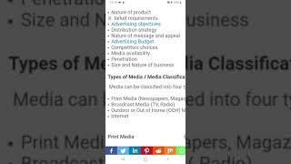 Session 3 Factors influencing choice of media Media planning decisions