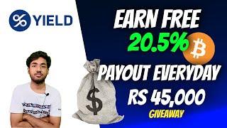 YIELD.App Introduction | Legit Way To Make 20% APY | $YLD GIVEAWAY Rs 45,000 | YIELD.App India