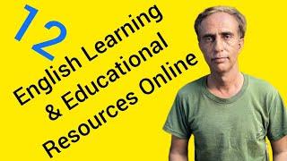 12 English Learning and Educational Resources Online #foryou #education #learnenglish