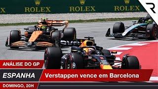 Verstappen mostra como se vence na Fórmula 1