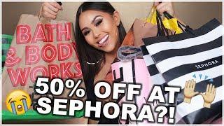 50% OFF AT SEPHORA?! BLACK FRIDAY HAUL 2017 | Roxette Arisa