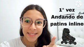 Testando meu patins inline