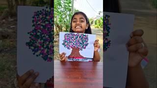 cute Tree  painting HACKS Tom&Jerry DiyaIshwarya #shorts #viralvideo