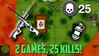 SURVIV.IO - 25 KILLS IN 2 SOLO SQUADS!