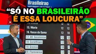 ARGENTINOS NÃO SE CANSAM DE SE IMPRESSIONAR COM O BRASILEIRÃO