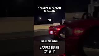 S2000 AP1 Supercharged VS AP2 FBO Tuned both by Jeff Evans