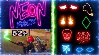 How to download Neon fx pack | add Neon Effect to your montages video | Bgmi Neon montage |