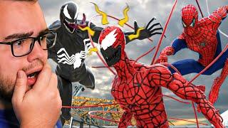 Is that CARNAGE vs VENOM & SPIDERMAN?!