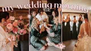 It's Wedding Day! | VLOG | behind the scenes of the wedding morning, getting ready and first look!