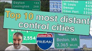 Top 10 Most Distant Control Cities!