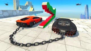 Satisfying Car Crash Game HIGH SPEED JUMPS #12 BeamNG Drive