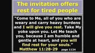 'The I WILL of Invitation' (Matt 11:20-30) by Pastor Greg Frost - 2nd Nov 2014 PM