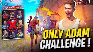 Adam Character Tho Aata Adiripoyindhi..!!  No Skill Challenge - Free Fire Telugu - MBG ARMY