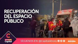 Operativo de recuperación del espacio público en Bogotá dejó dos locales suspendidos