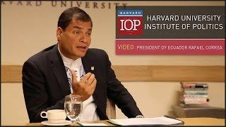 3 with IOP: President of Ecuador Rafael Correa