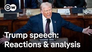 Trump's speech to Congress: What are the key takeaways? | DW News