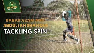 One minute of Babar Azam and Abdullah Shafique tackling spin | Pakistan vs West Indies | MO2L