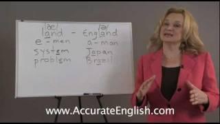 English Pronunciation - vowel changes in stressed and unstressed syllables | Accurate English