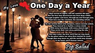 One Day a Year - My Love - A Pop Ballad Emotional Love Story #aimusic #ai