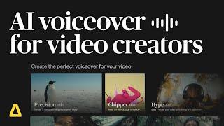 Easily bring your story to life with high-quality AI voiceovers for any type of video