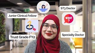 Explaining UK Doctor Job Titles | FY2 vs CT1 vs ST1 vs ST3 | Where should you start?