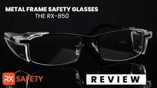 The Rx-850 - Metal Prescription Safety Glasses