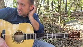 Come listen to a guitar made from a church pew!