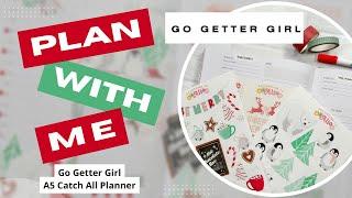 DAILY PLAN WITH ME | Go Getter Girl A5 Daily Planner | Go Getter Girl | A5 Planner | 12/16/24