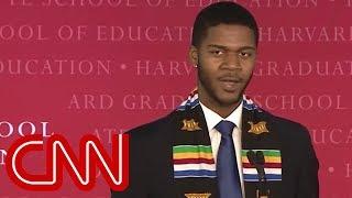 Harvard graduate's unique speech goes viral