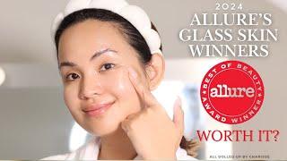 The Secret Glass Skin  Routine  in 2025 ?! Testing Allure's Best Korean Glass Skincare Products