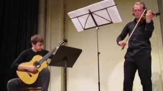 Niccolo Paganini - Sonate №3 (Andrii Pavlov - violin, Dmytro Radzetskyi - guitar)