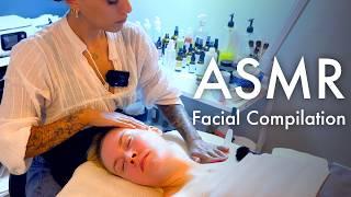 ASMR 3 hours of relaxing facials (Unintentional ASMR, real person ASMR)