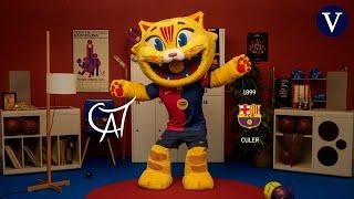 Barça presents 'Cat', the club's mascot on the occasion of its 125th anniversary