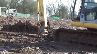 CPCS - Training - 360 Digger Digging Trench & Filling Dumper Truck