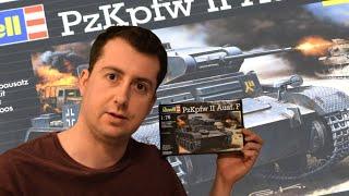 Revell PzKpfw II Ausf. F - 1/76 Scale Plastic Model Kit - Unboxing