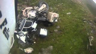 BMW R 1200 GS Adventure. Offroad Crash.