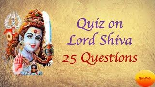 Quiz on Lord Shiva | Quiz on Mahadev | 25 Questions | By QuizKids