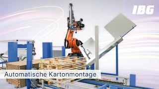 Automatische Kartonmontage für Funke Kunststoffe von IBG