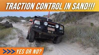 Does traction control hurt you in sand?