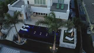 Modern pool on the intracoastal waterway - New Smyrna Beach, Florida