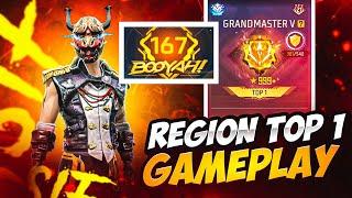 Clash Squad Rank Region Top 1  Grandmaster Gameplay  | Garena - Free Fire